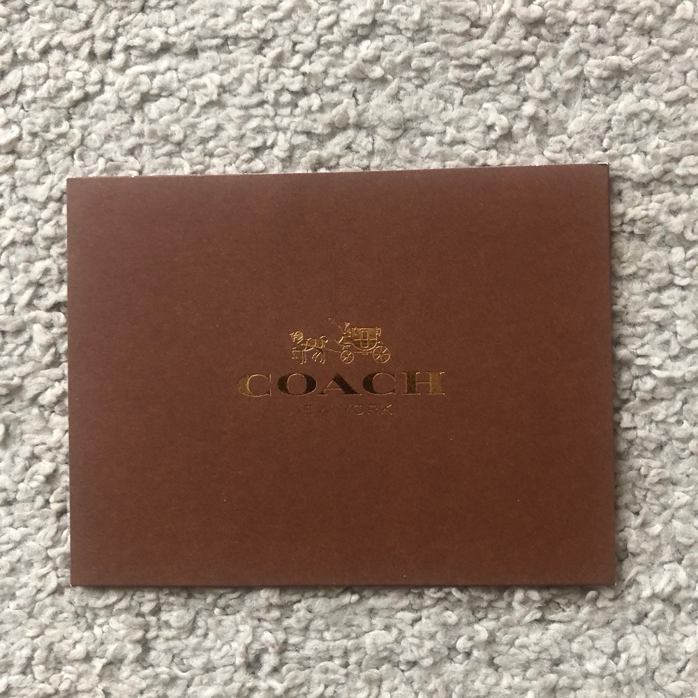 Authentic Coach Envelope.Recipe envelope.I have one more for sale.
